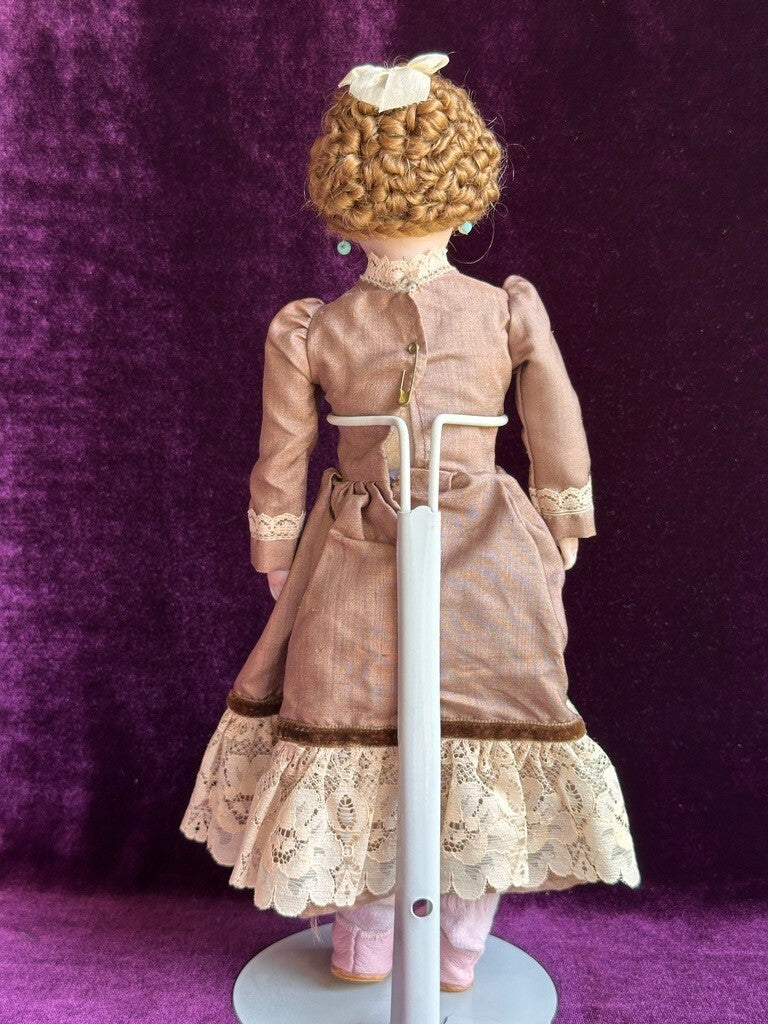 Rare Antique German 12" Simon Halbig 940 Solid Domed Head Closed Mouth Doll