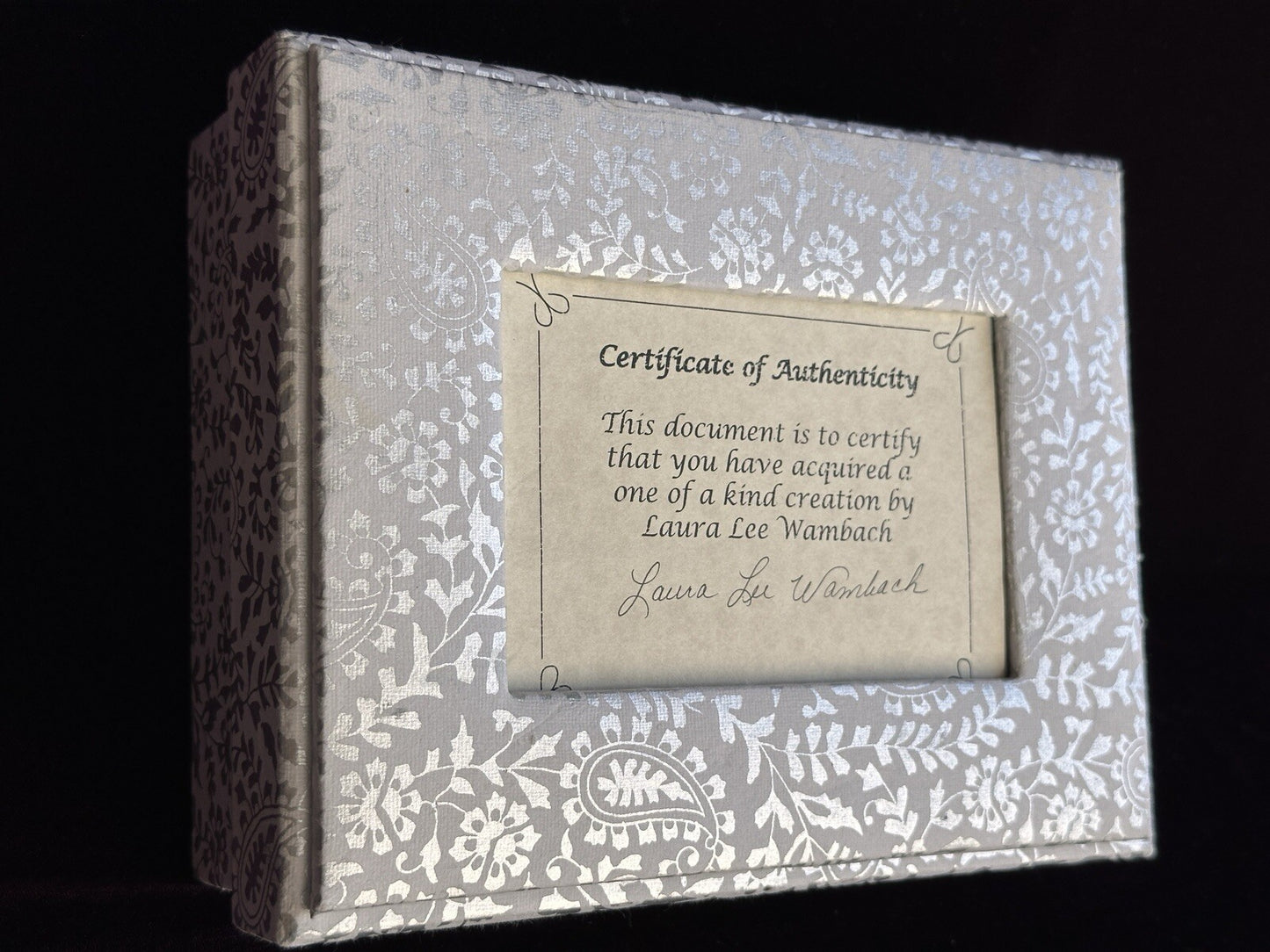 OOAK Miniature Polymer Reborn Laura Lee Wambach Baby Doll With COA and Box