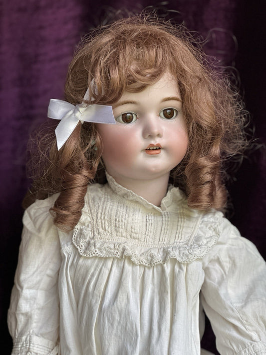 Large Antique German 28” Simon Halbig 1079 Dep Bisque Head Doll