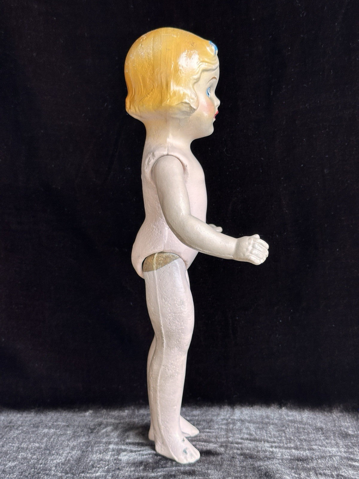 Vintage Unmarked Composition 14” Blonde Snow White Doll