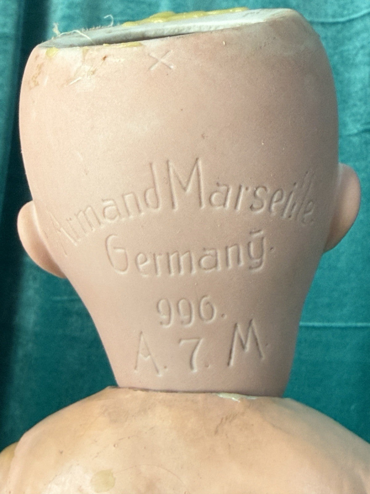 Antique German Armand Marseille A 7 M Baby 18” Doll Mold 996