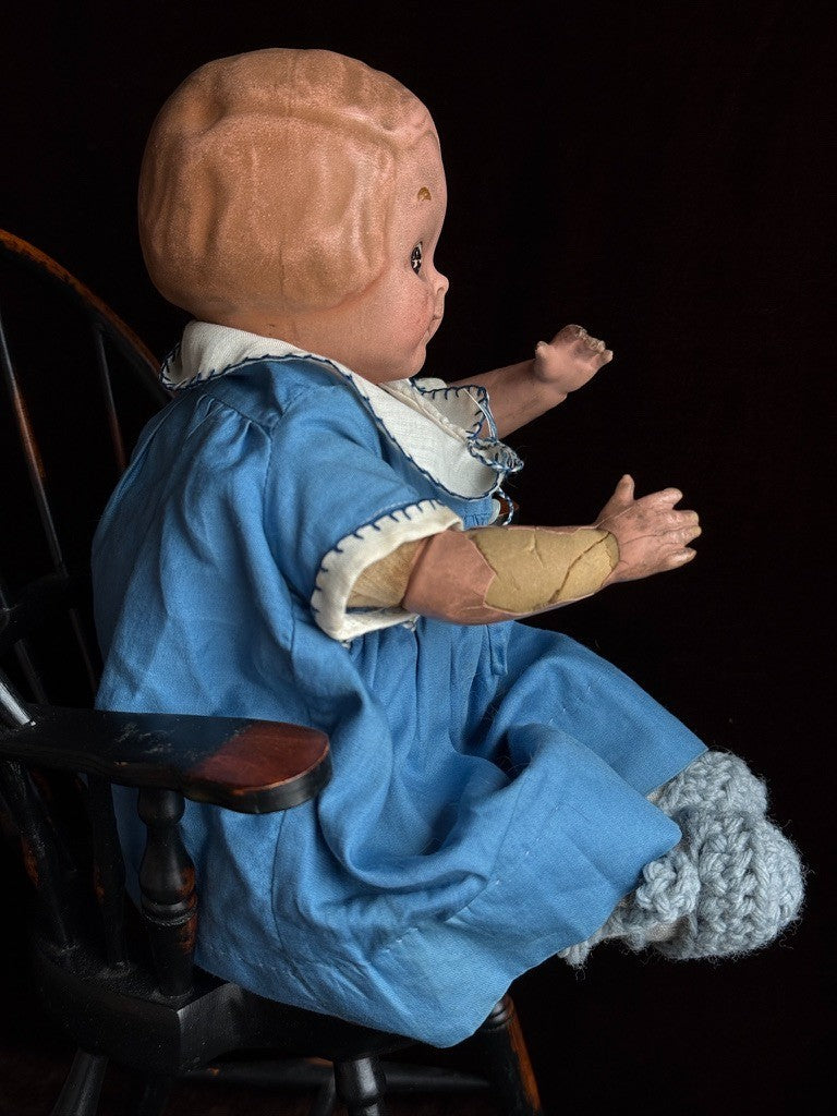Early Original Horsman 12" Composition Cloth Campbell Kid Doll