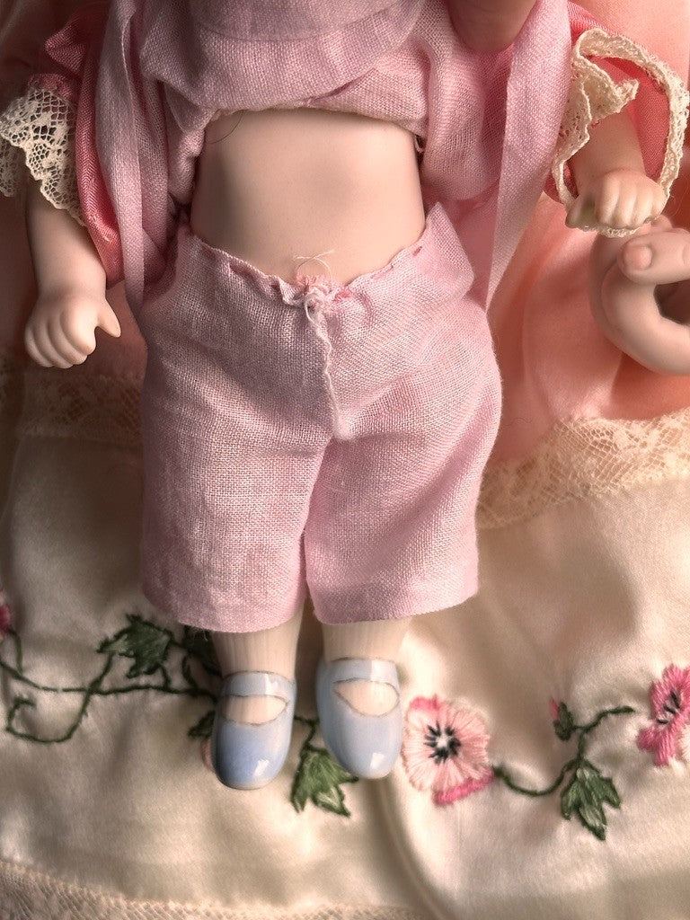 Collectible OOAK Porcelain Doll by Artist Madelaine Nell St. Clair with Tag