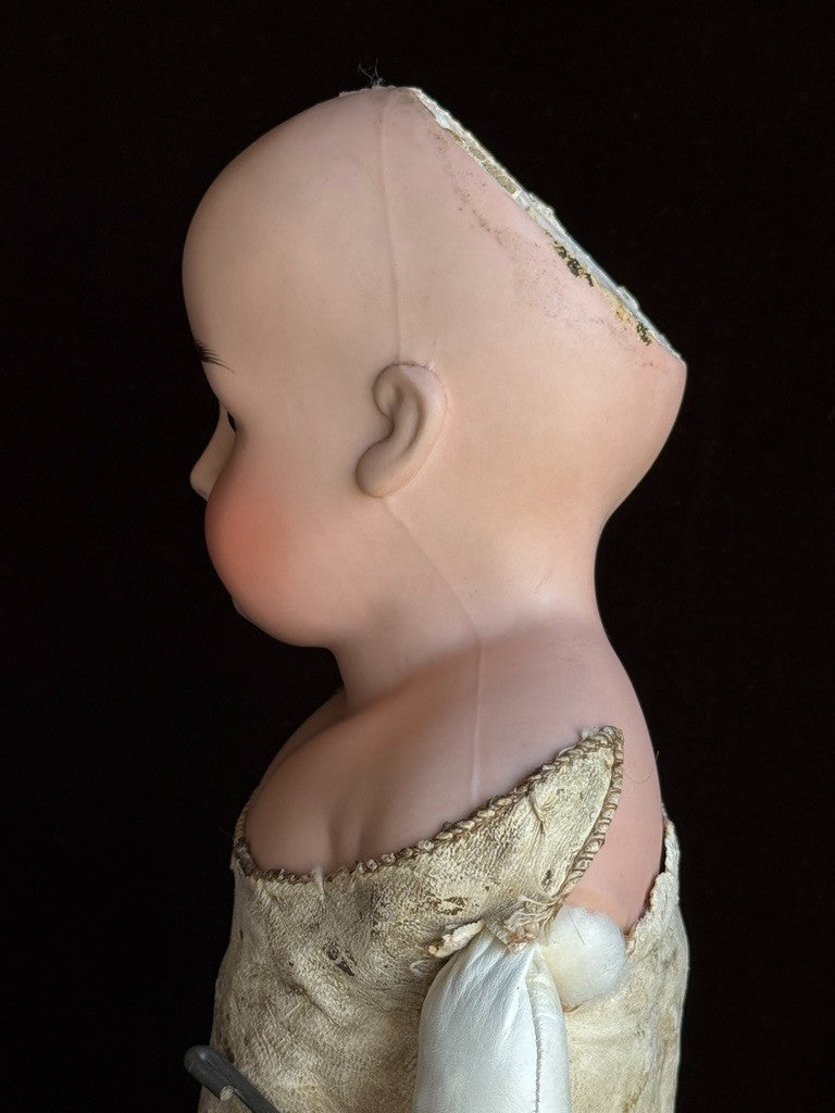 Antique German 21” ABG Alt Beck & Gottschalk Turned Bisque Shoulder Head Doll
