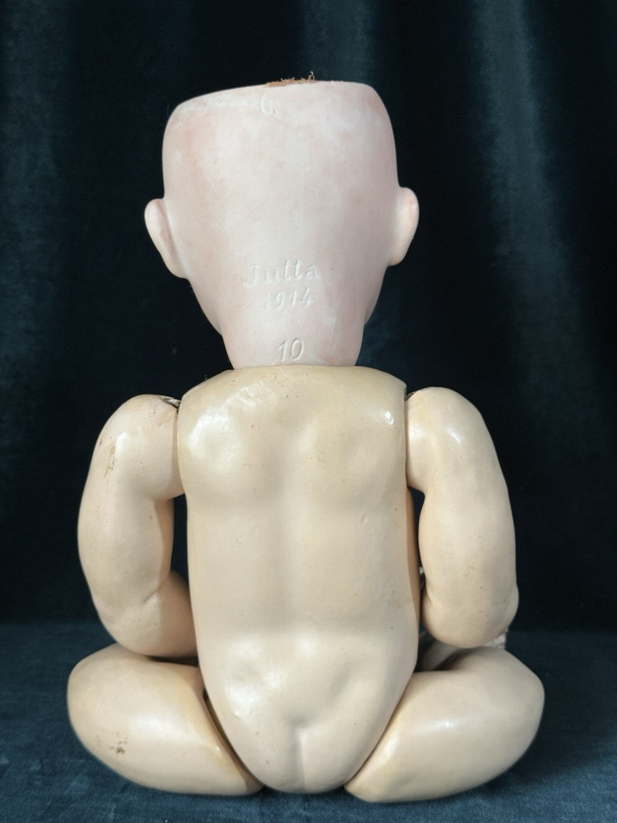 Antique German Cuno Otto Dressel Baby 16” Character “Jutta” Mold 1914 Doll