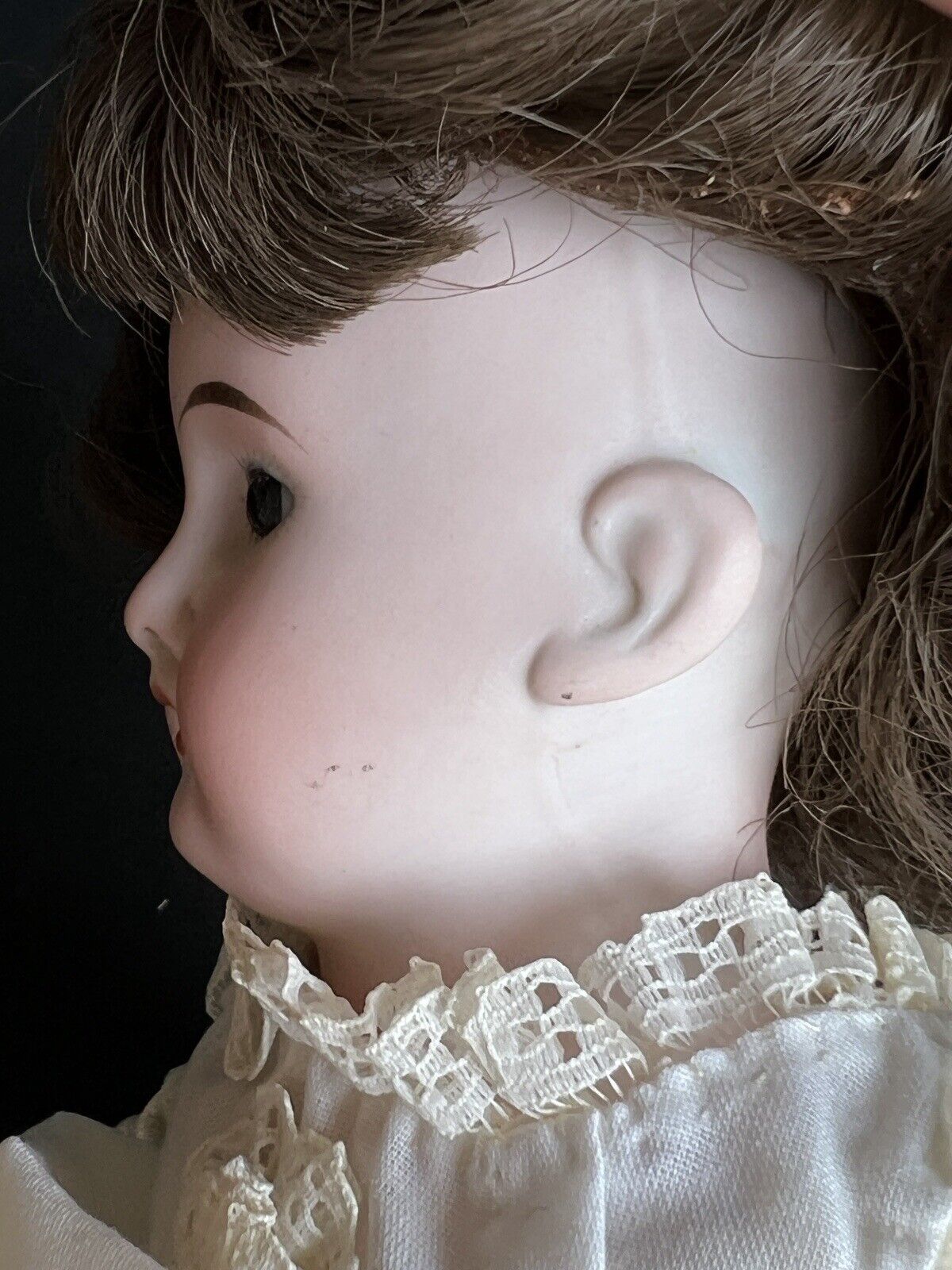 Antique German 13” Cuno & Otto Dressel COD 93-A DEP Bisque Shoulder Head Doll