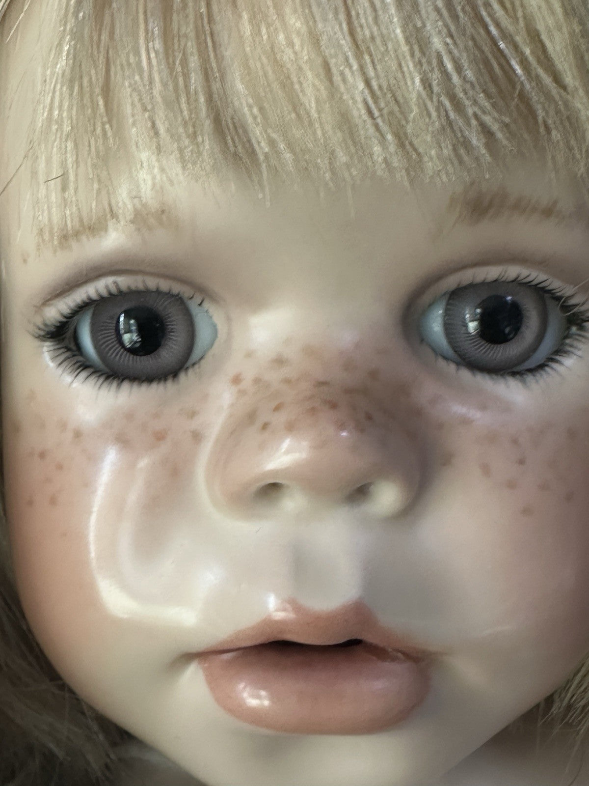 Collectible Artist Susan Krey Baby 24” Doll “Windy” Wax Over Porcelain  LE 25