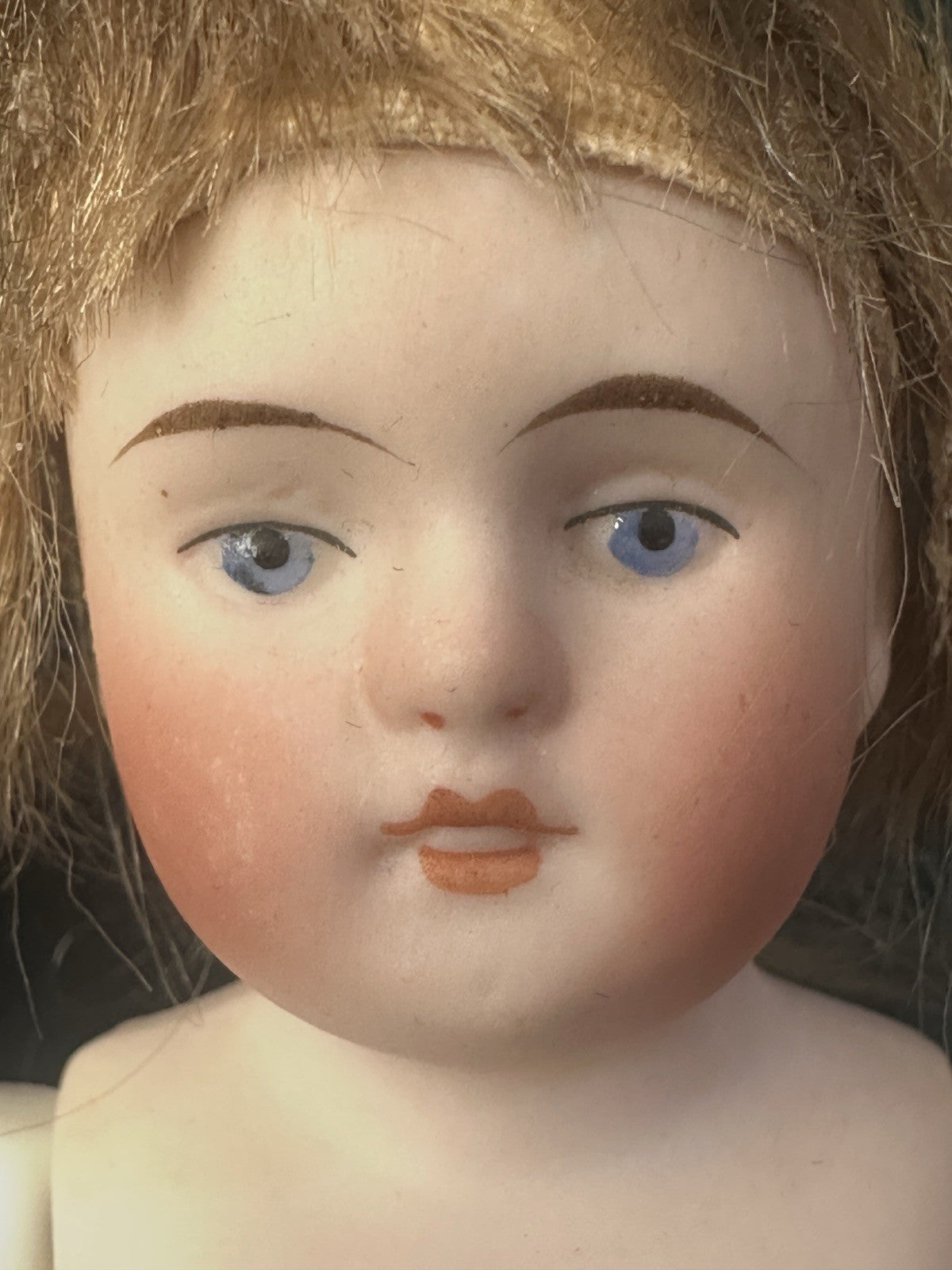 Antique German 5 1/2” Kestner All Bisque Mignonette Dollhouse Doll