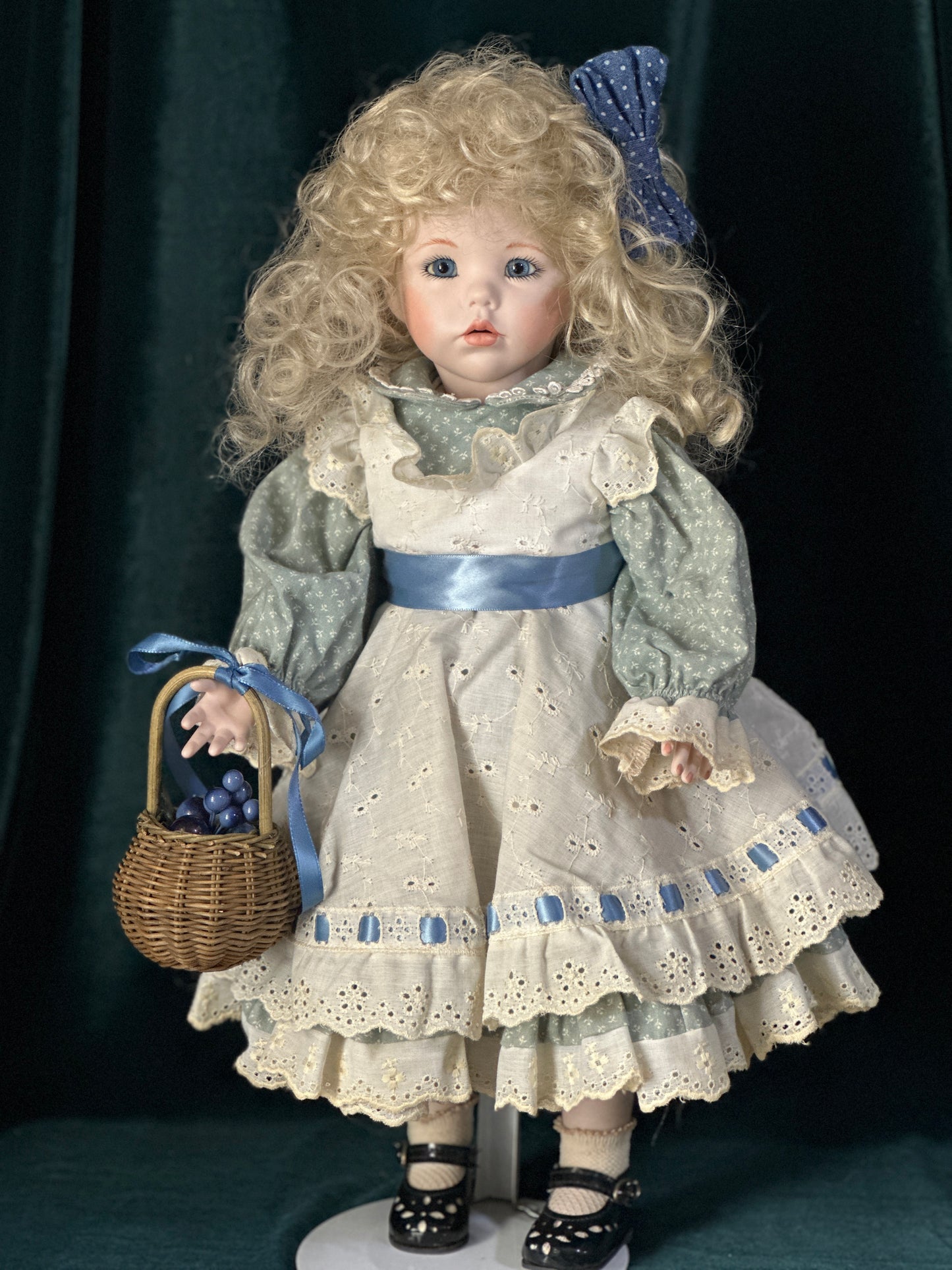Artist Reproduction Of “Hilary” by Dianna Effner 18” Porcelain Doll French Body