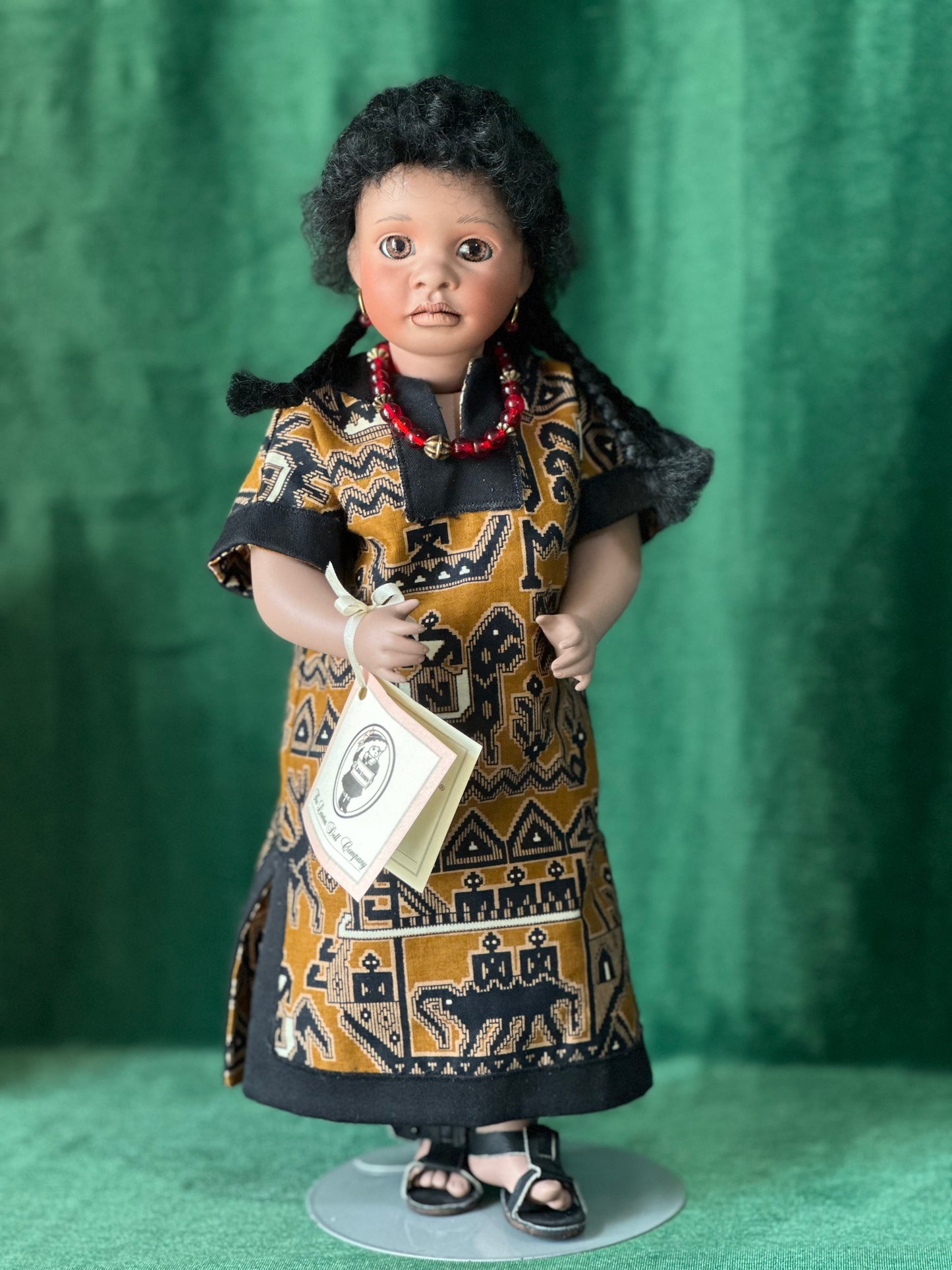 Wendy Lawton “Kwanzaa” 13” Porcelain Doll Box/Tag/COA LE 500
