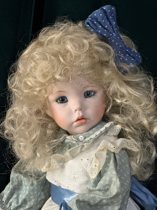 Artist Reproduction Of “Hilary” by Dianna Effner 18” Porcelain Doll French Body