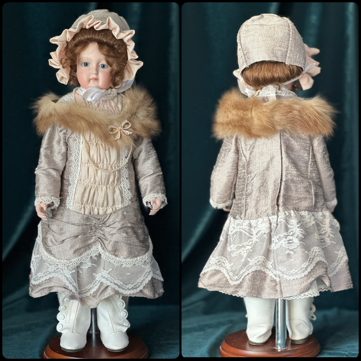 Vintage 1987 Reproduction of Antique French Huret Fashion 14” Doll
