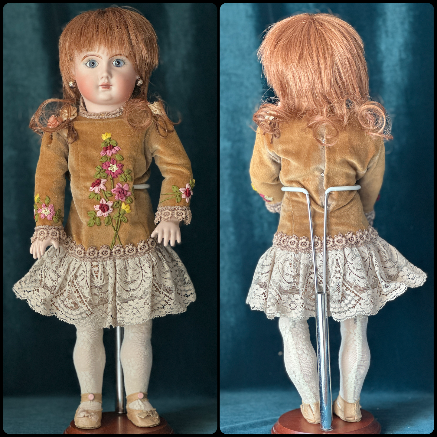 Vintage Reproduction of Antique French Jumeau 16 1/2” Doll