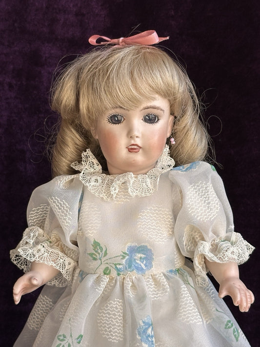 Collectible Porcelain 11.5” Reproduction of Antique German Kestner 171 Doll