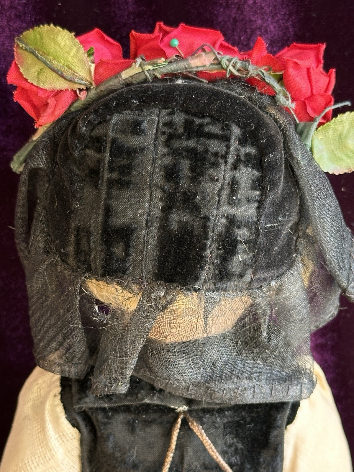 Antique German 13.5” Cloth Painted Bing (?) Doll