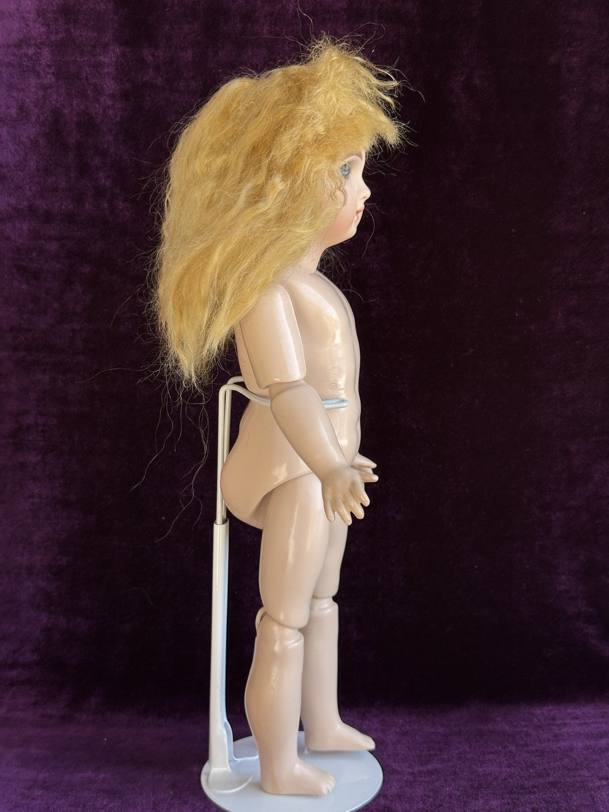 Vintage Porcelain/Composition Reproduction of Antique French Jumeau  Doll