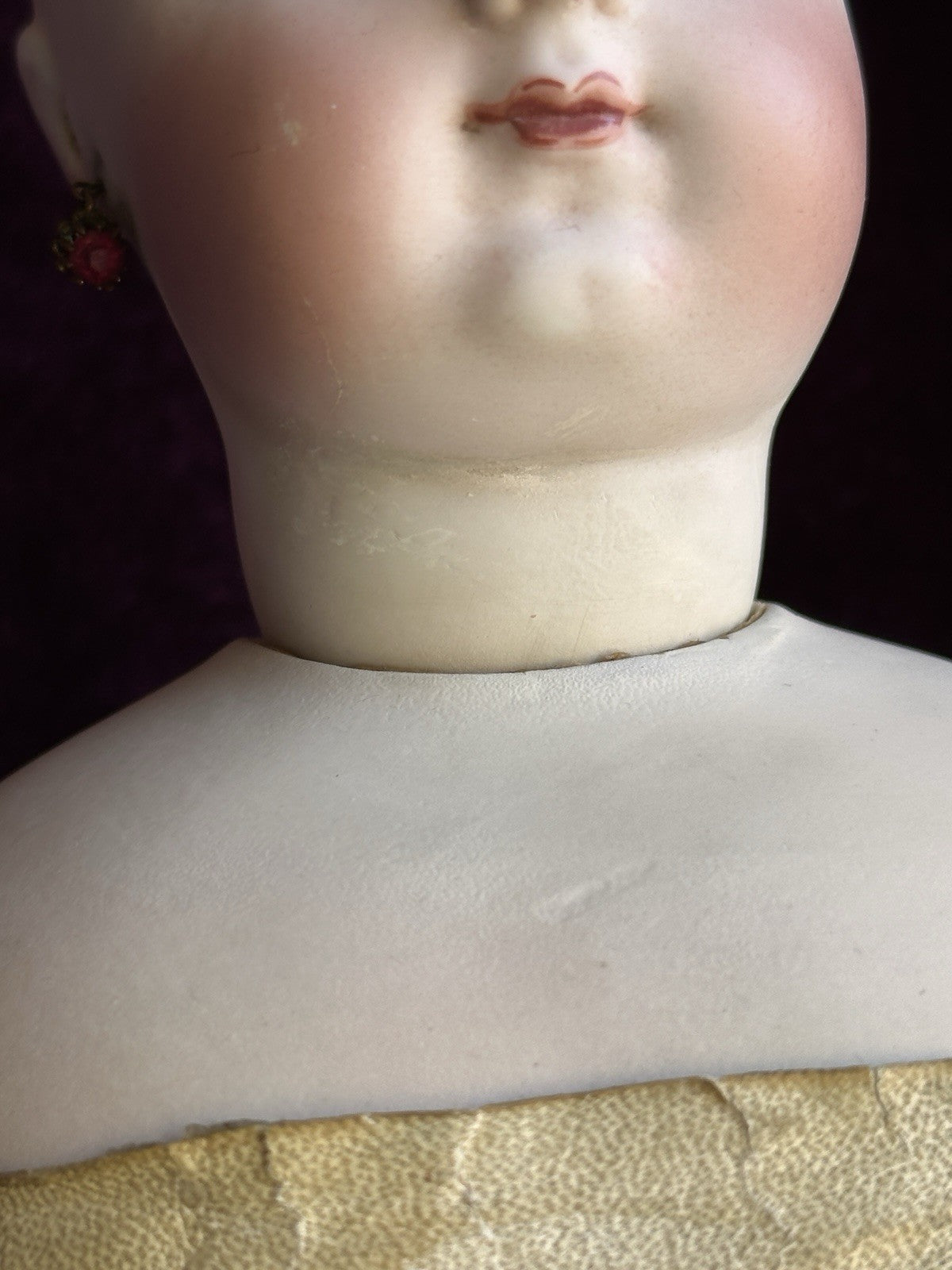 Rare Antique French Poupee 17” Lady Fashion Doll with Articulated Wood Body