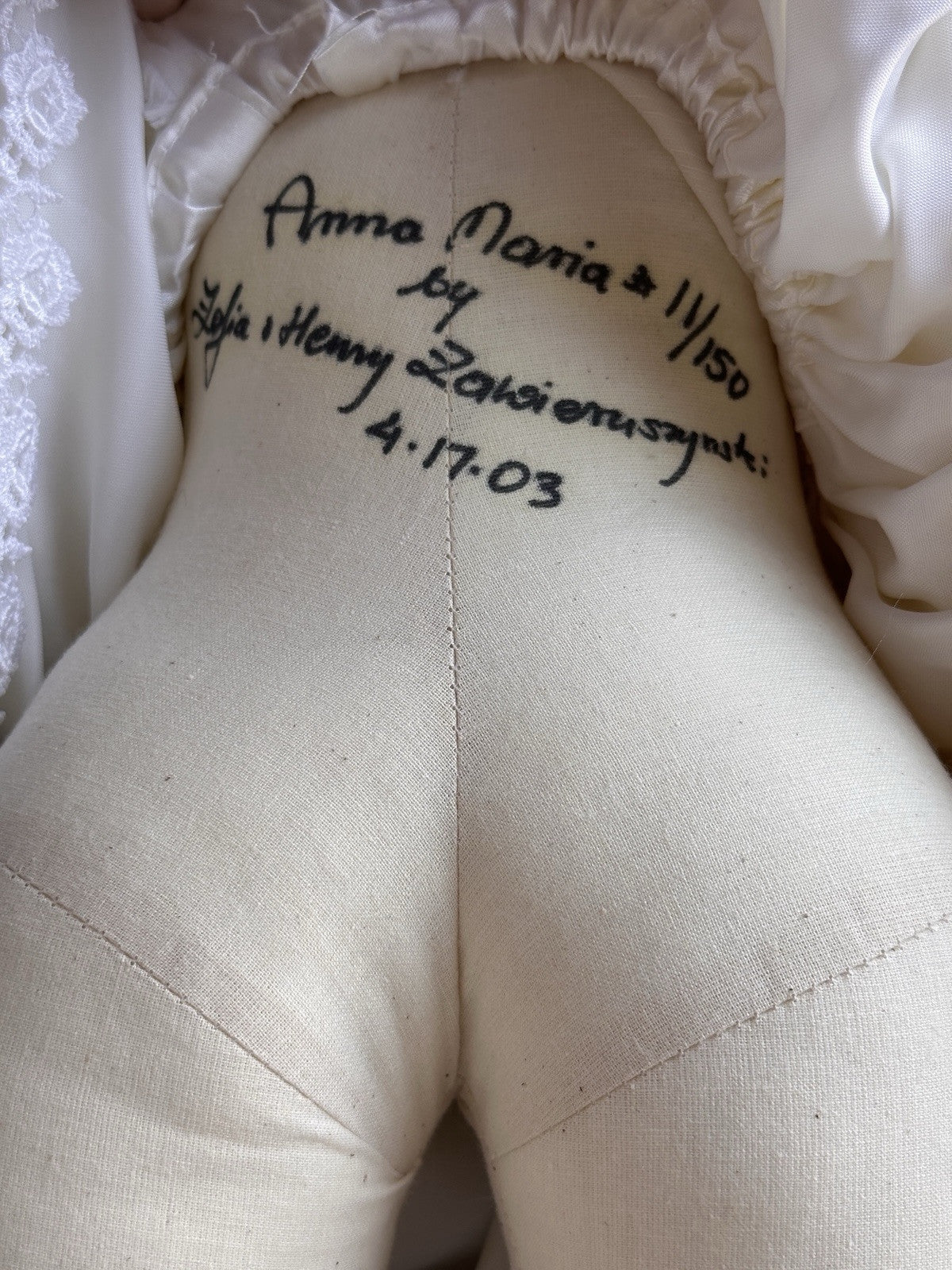 Lifelike 29” Vinyl Doll Anna Maria By Zofia and Henry Zawieruszynski LE 150