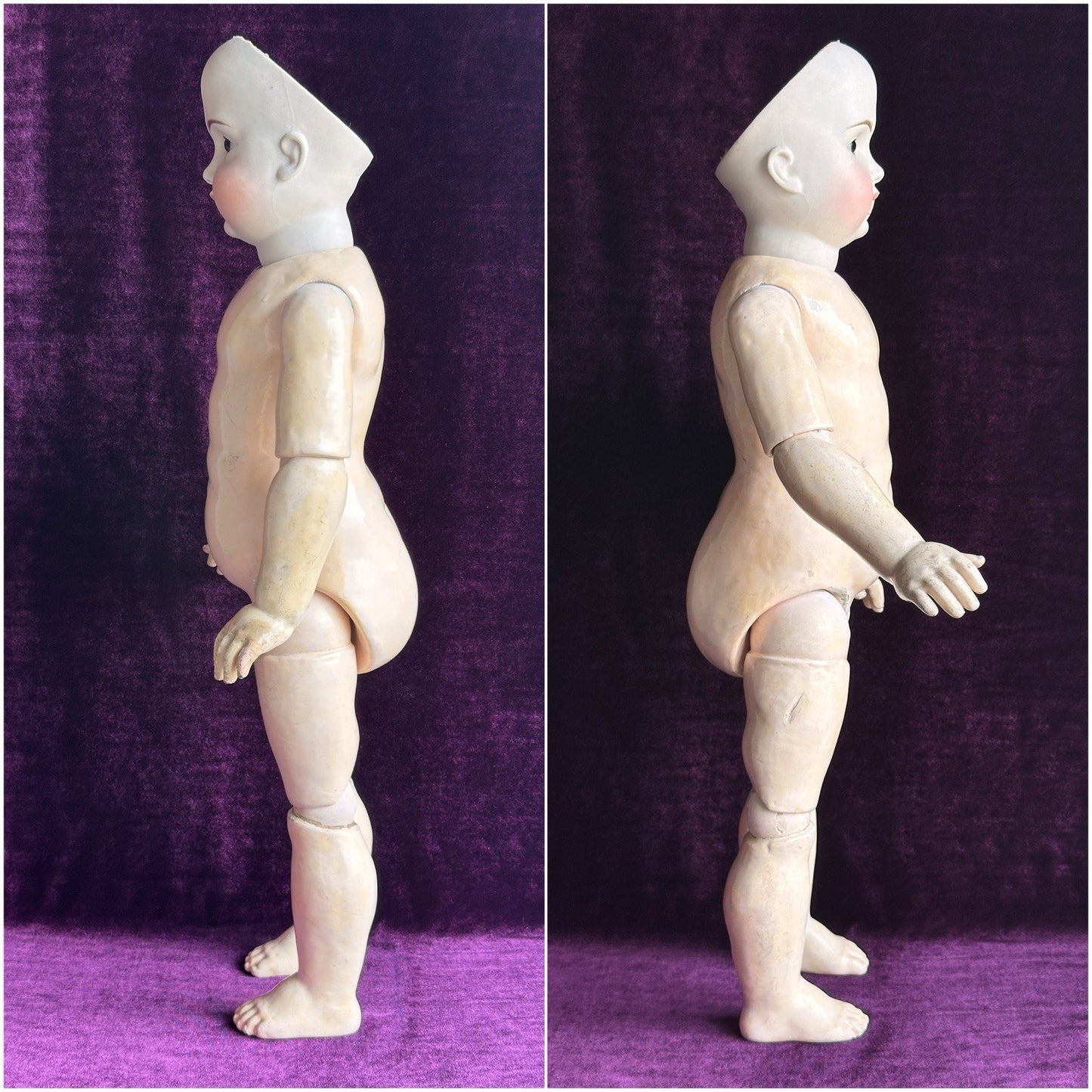 Rare Antique German Early Kestner Closed/Open Mouth Bru Look-Alike Bisque Doll