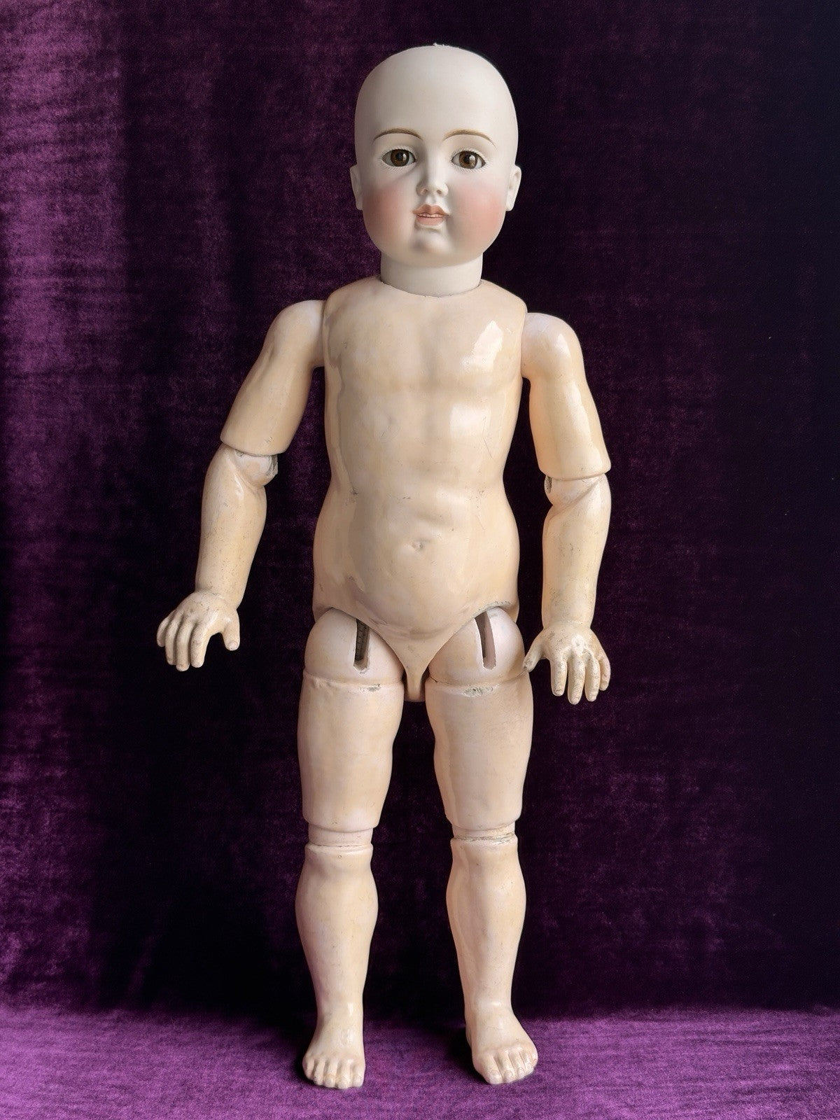 Rare Antique German Early Kestner Closed/Open Mouth Bru Look-Alike Bisque Doll