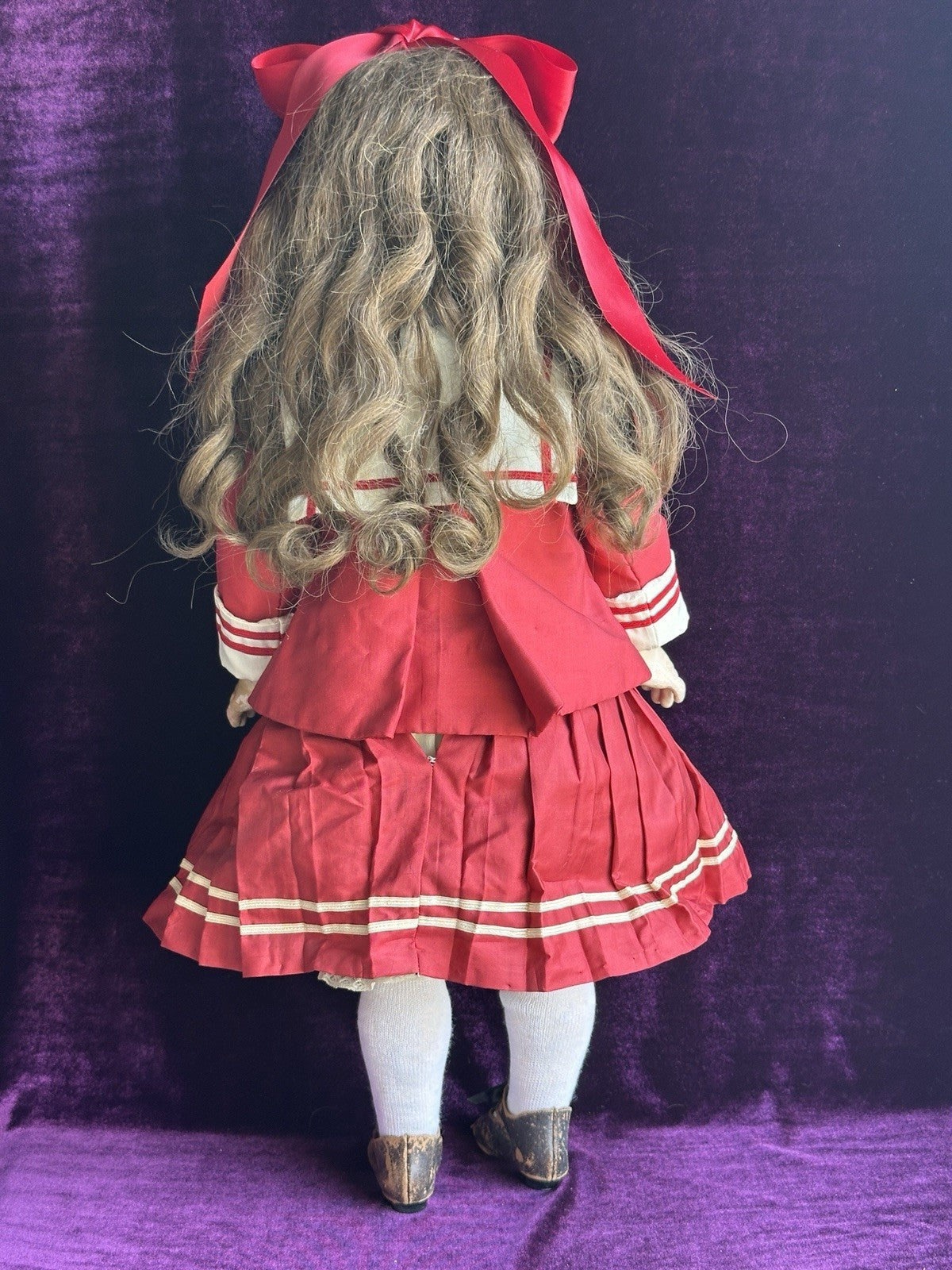 Rare Antique German Early Kestner Closed/Open Mouth Bru Look-Alike Bisque Doll